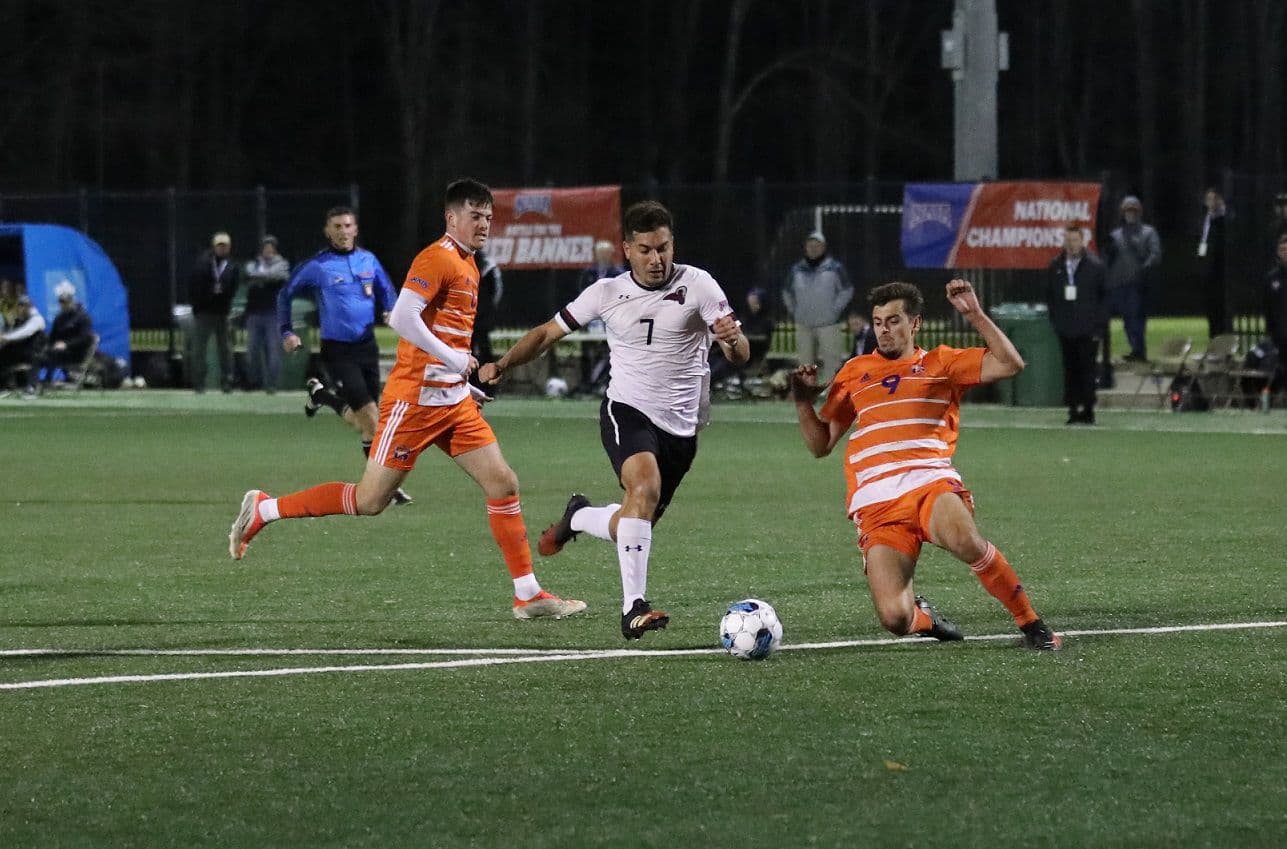 Lucas Ros playing soccer